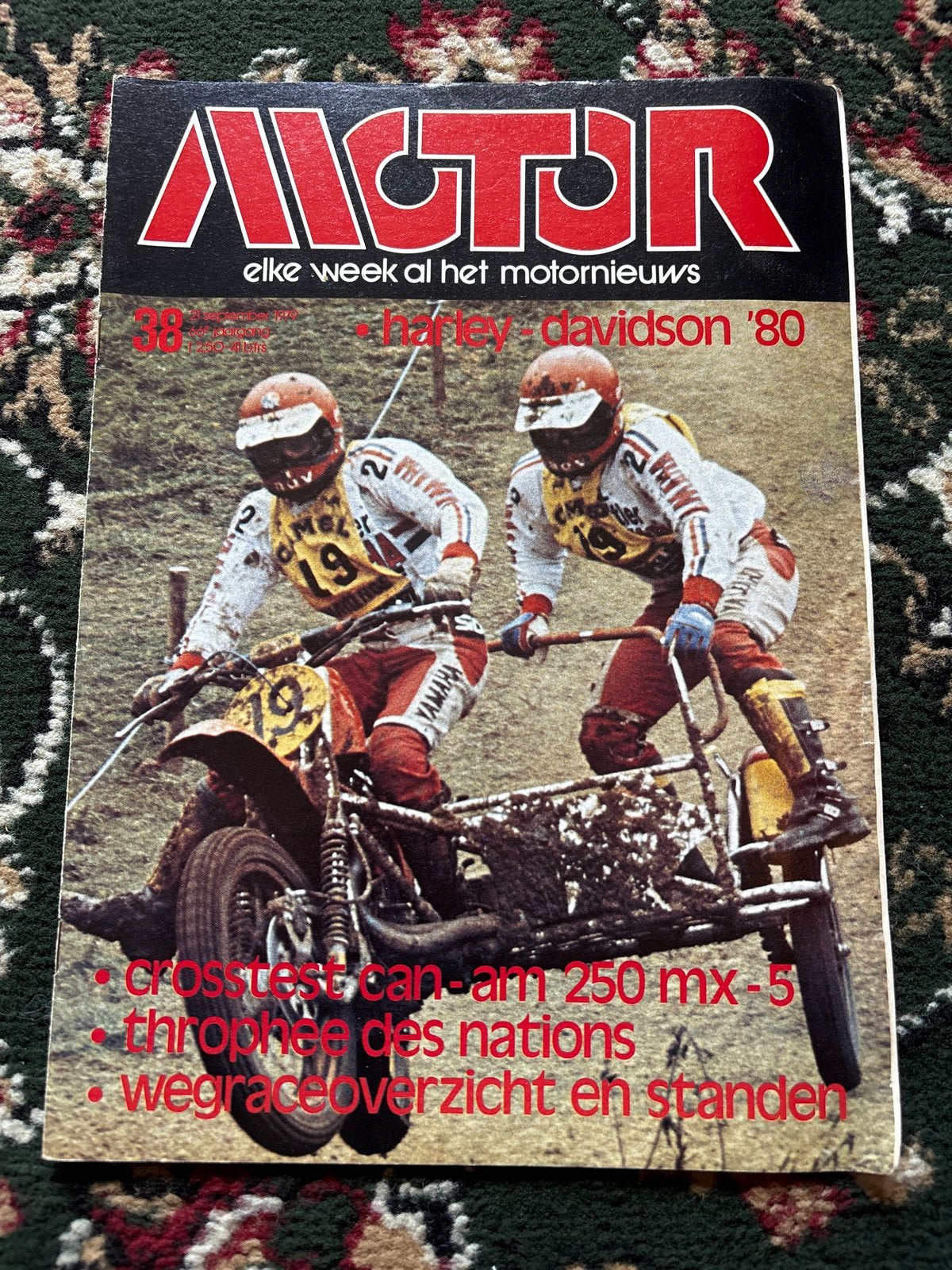 Motor Magazine #38 1980 - Harley-Davidson '80, Ophalen of Verzenden, Gelezen, Algemeen