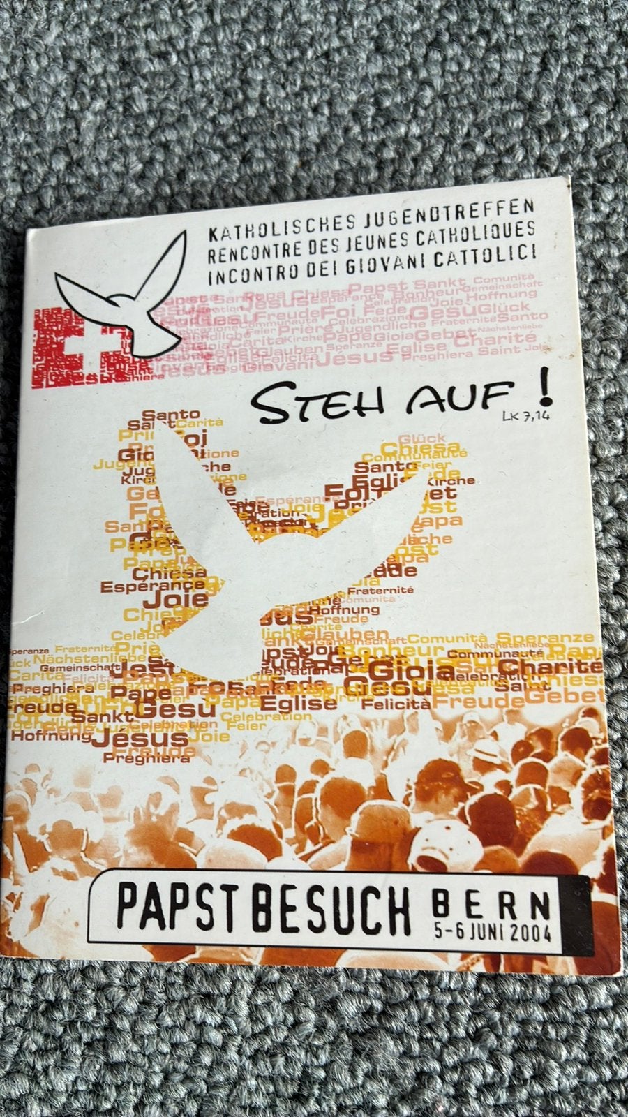Penning Vaticaan katholieke jongeren Bern Zwitserland 2004, Ophalen of Verzenden, Overige materialen