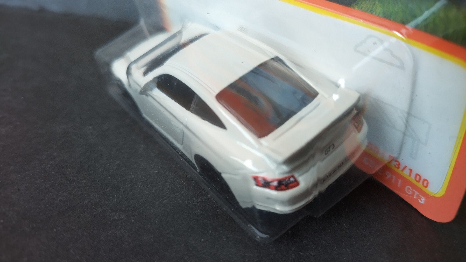 Porsche 911 GT3 Wit 1:64 3inch Matchbox Pol, Auto, ., Nieuw, Ophalen of Verzenden