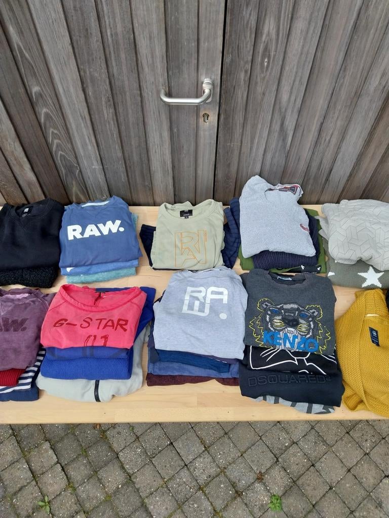 Partij merk kleding  hoofdzakelijk G -star, Ophalen, Zo goed als nieuw