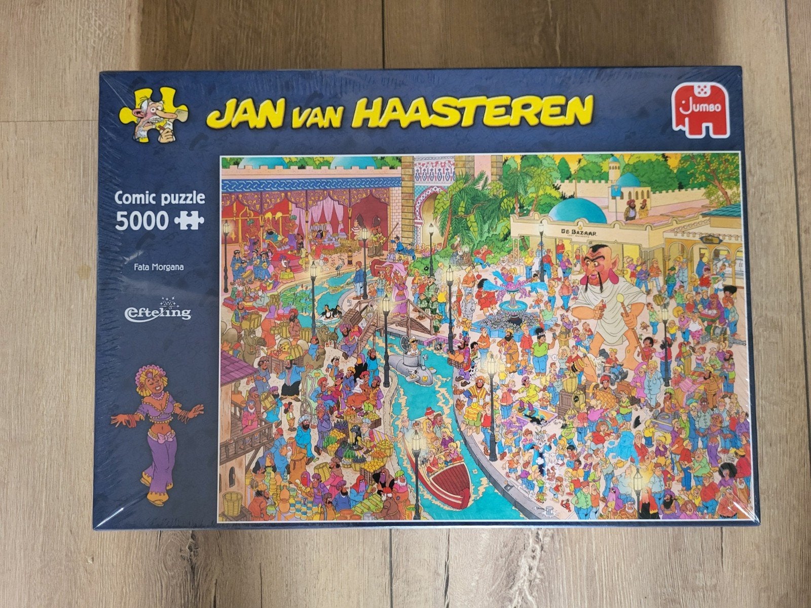 Nieuw! Jan v Haasteren ; fata morgana 5000 stukjes, Hobby en Vrije tijd, Denksport en Puzzels, Ophalen of Verzenden, Meer dan 1500 stukjes