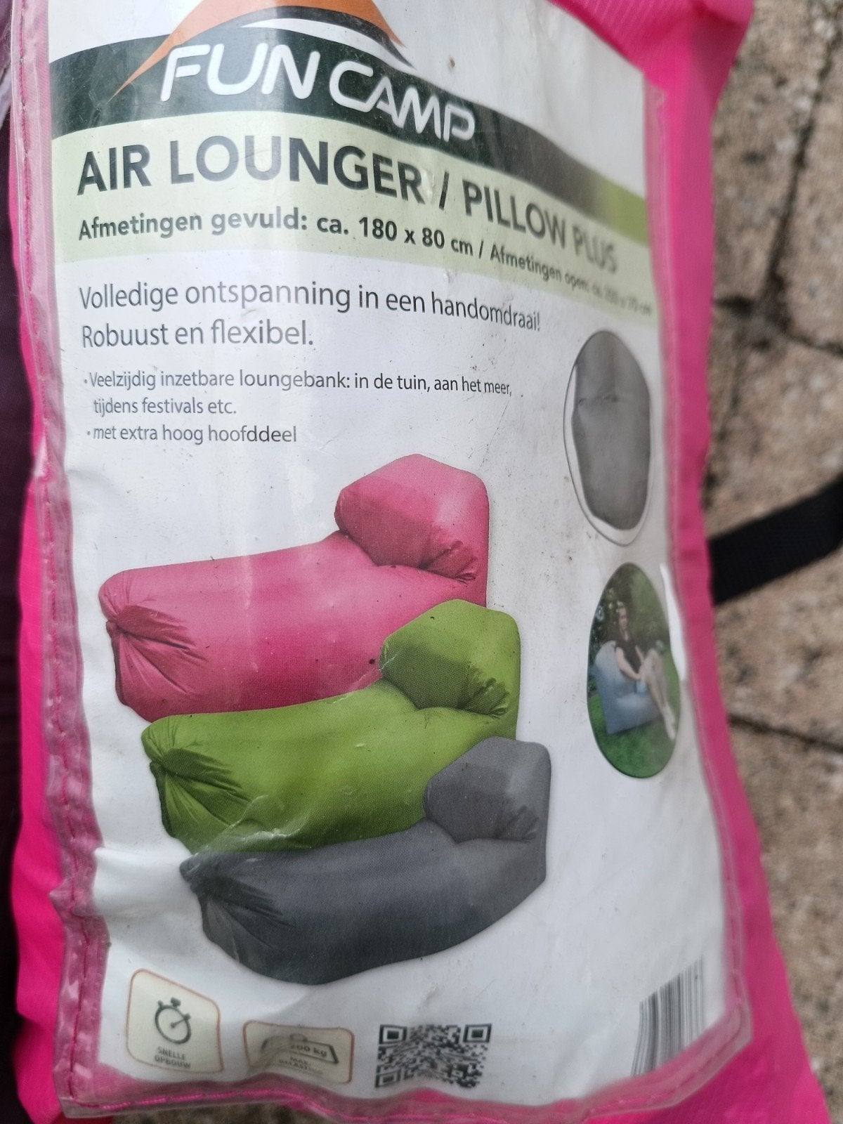 air lounger, Ophalen of Verzenden, Zo goed als nieuw, 1-persoons