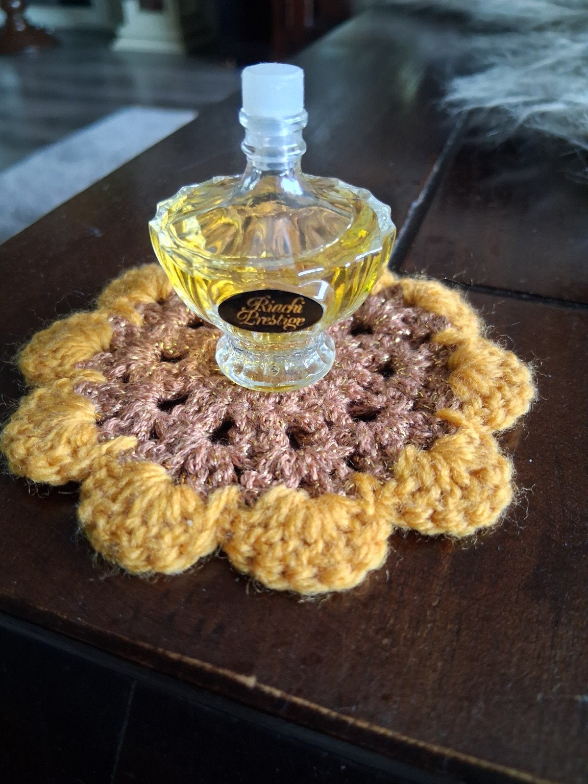 Vintage Riachi Prestige Parfum Miniatuur - Zeldzaam, Ophalen of Verzenden, Zo goed als nieuw, Miniatuur, Gevuld