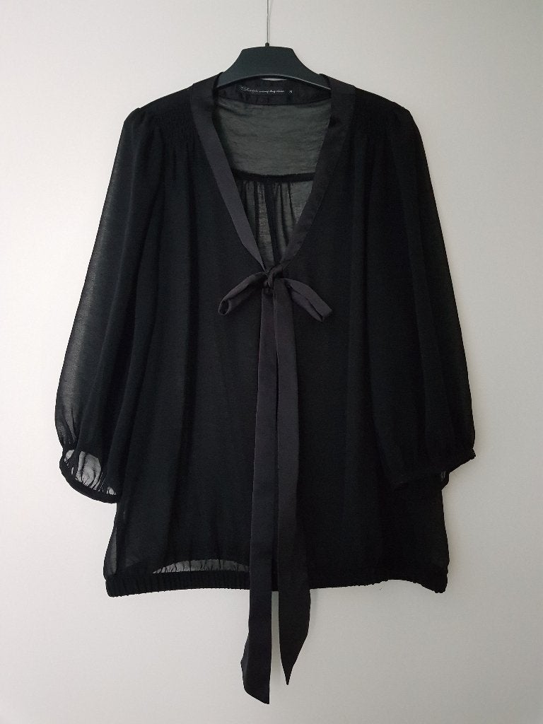 Chique blouse voor dames -- maat M / 38 - 40 -- Steps, Maat 38/40 (M), Zwart, Ophalen of Verzenden, Zo goed als nieuw