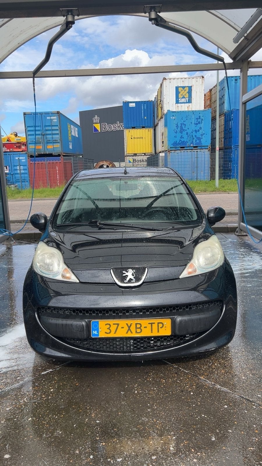 Peugeot 107 1.0 12V 3DR 2007 Zwart, Auto's, Voorwielaandrijving, 4 stoelen, Origineel Nederlands, Handgeschakeld