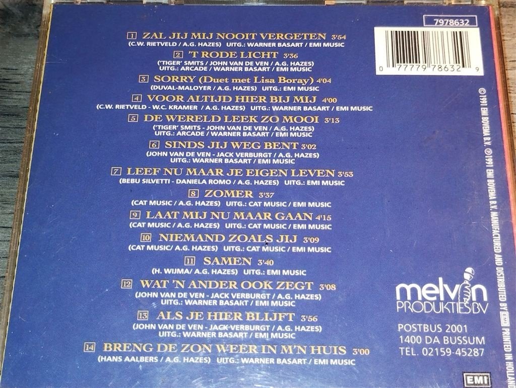 Andre Hazes - Samen, Ophalen of Verzenden, Zo goed als nieuw, Levenslied of Smartlap