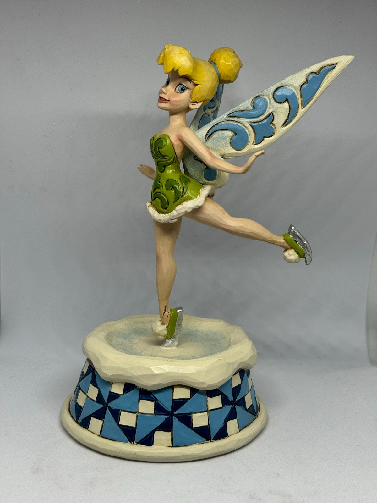 Disney Tinkerbell Beeldje Schaatsen - Jim Shore, Ophalen of Verzenden, Gebruikt
