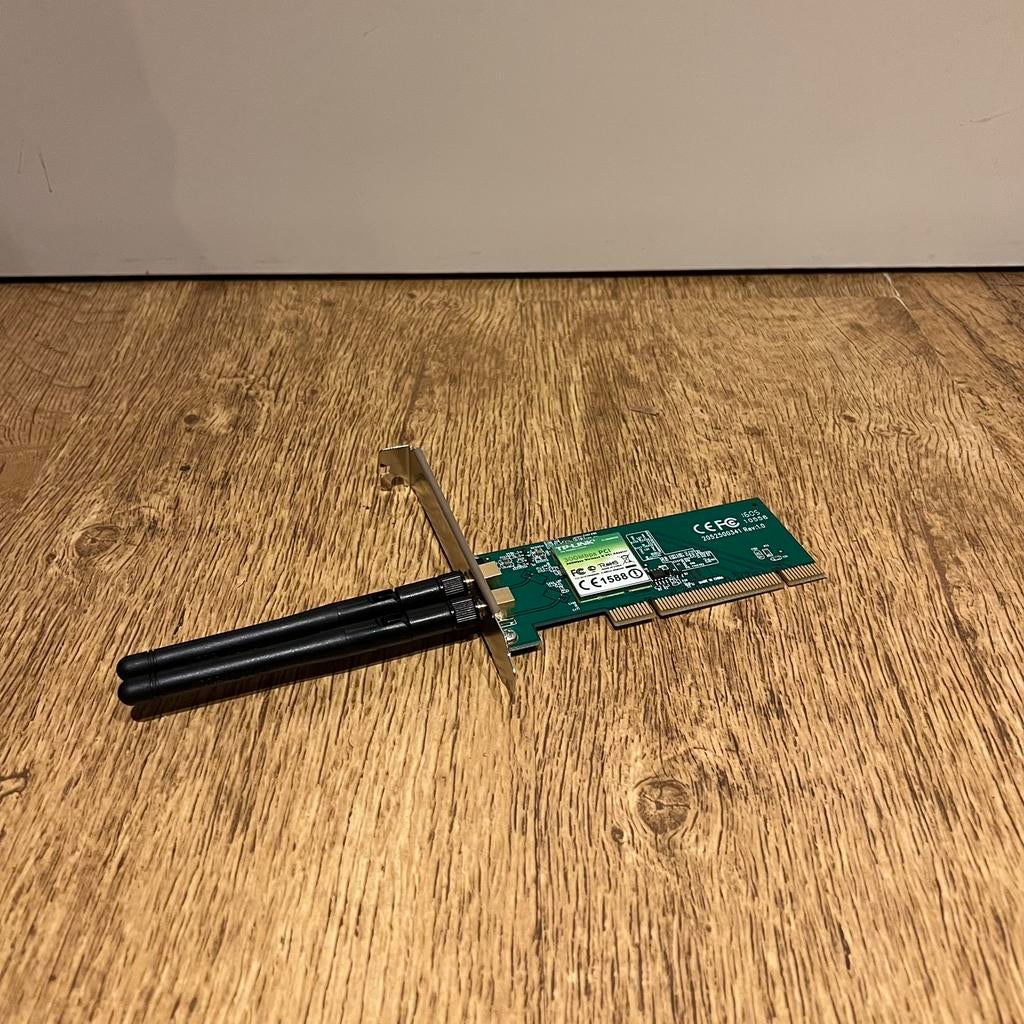 TP-Link 300mbps wireless PCI adapter, Computers en Software, Netwerkkaarten, Ophalen of Verzenden, Gebruikt, Intern