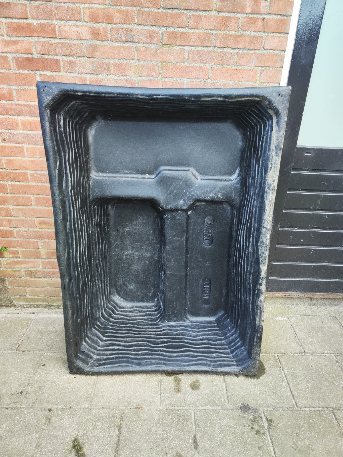 Voorgevormde polyethyleen vijver vijverbak Ubbink Agaat, Ophalen, Gebruikt