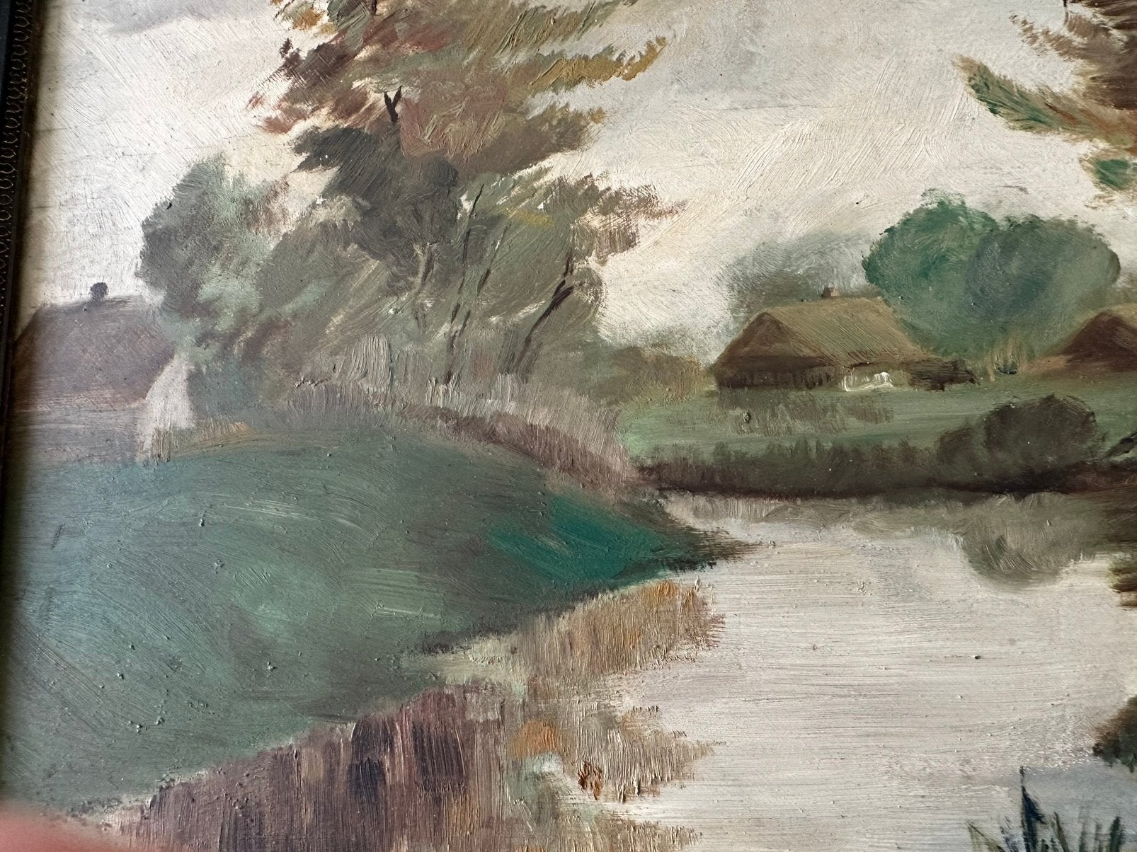 Antiek op hout geschilderd kunstwerk, Antiek en Kunst, Ophalen of Verzenden, Klassiek, Overige technieken, Overige ondergronden