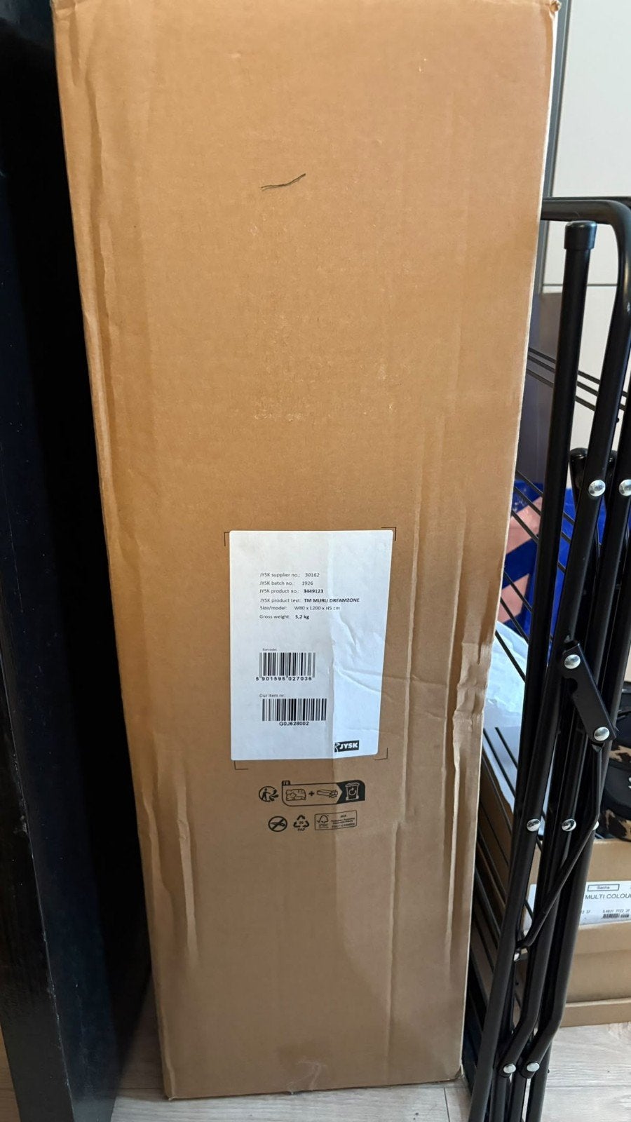 Nieuw !!  2x MURU topmatras van Jysk, Ophalen, Eenpersoons, Nieuw, 80 cm