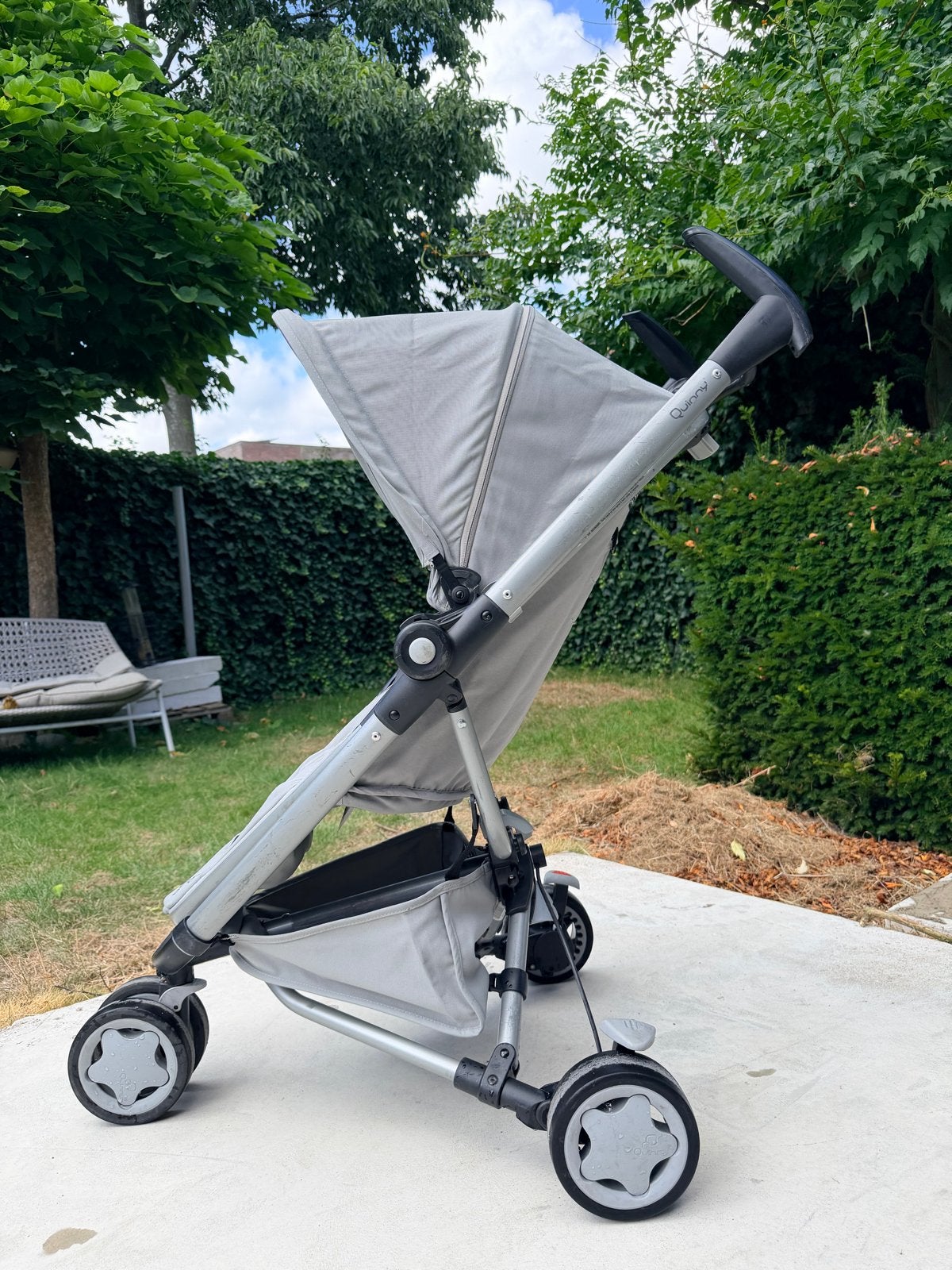 Quinny Zapp Xtra 2 Buggy - Lichtgrijs, Kinderen en Baby's, Buggy's, Ophalen, Gebruikt, Quinny