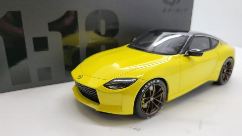 GT-Spirit Nissan Z Proto type Geel, Ophalen of Verzenden, Nieuw, Auto, Overige merken