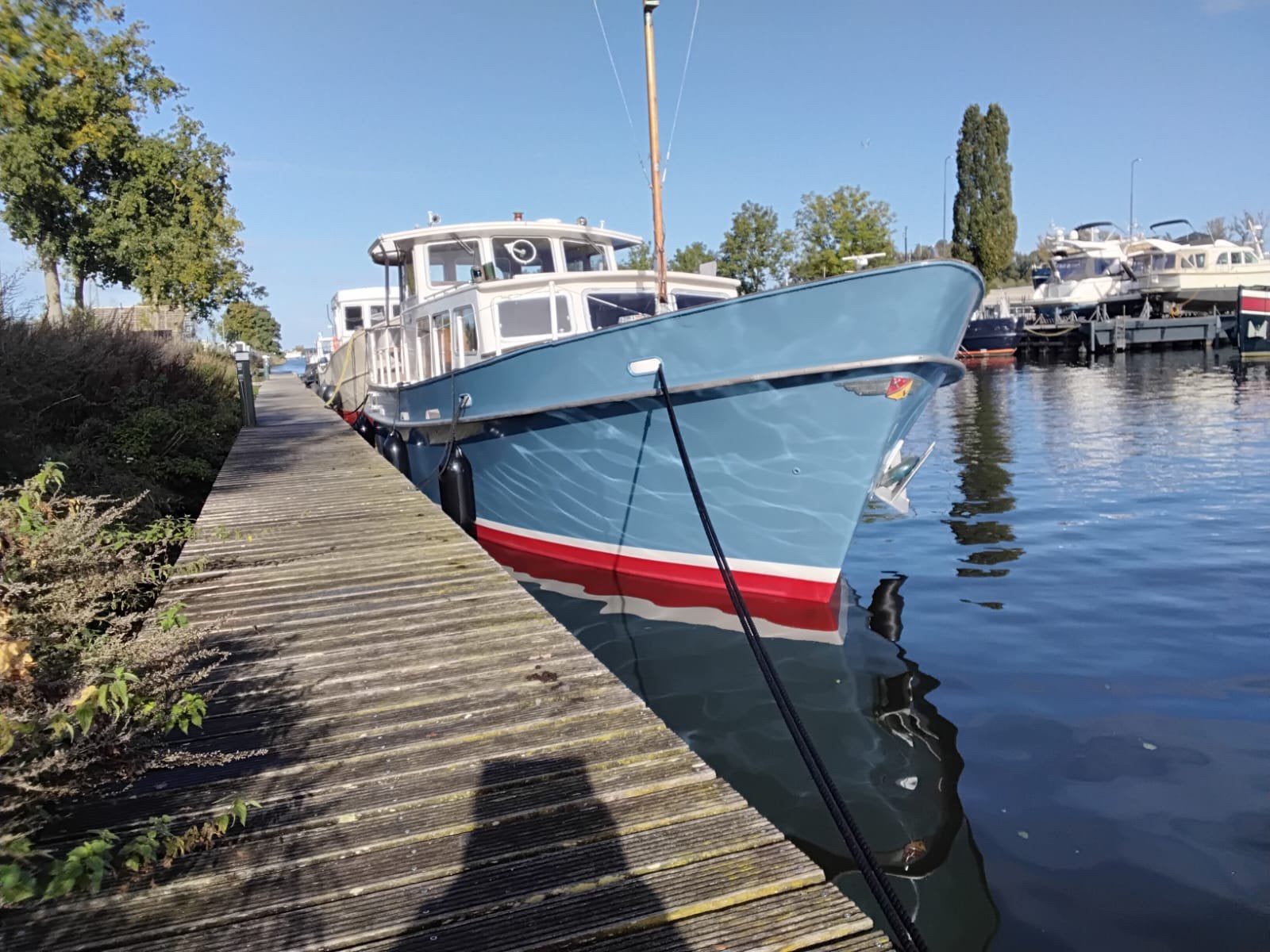Rondspant kotter 14 x 4.30 m, Watersport en Boten, Gebruikt, Binnenboordmotor, Keuken, 4 m