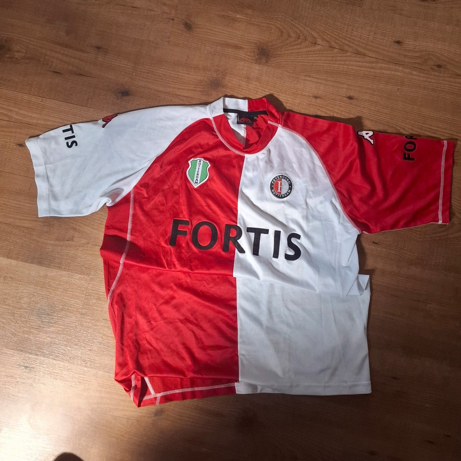 Feyenoord thuisshirt 2004/2005 - Maat XXL, Kappa, Overige maten, Ophalen of Verzenden, Voetbal