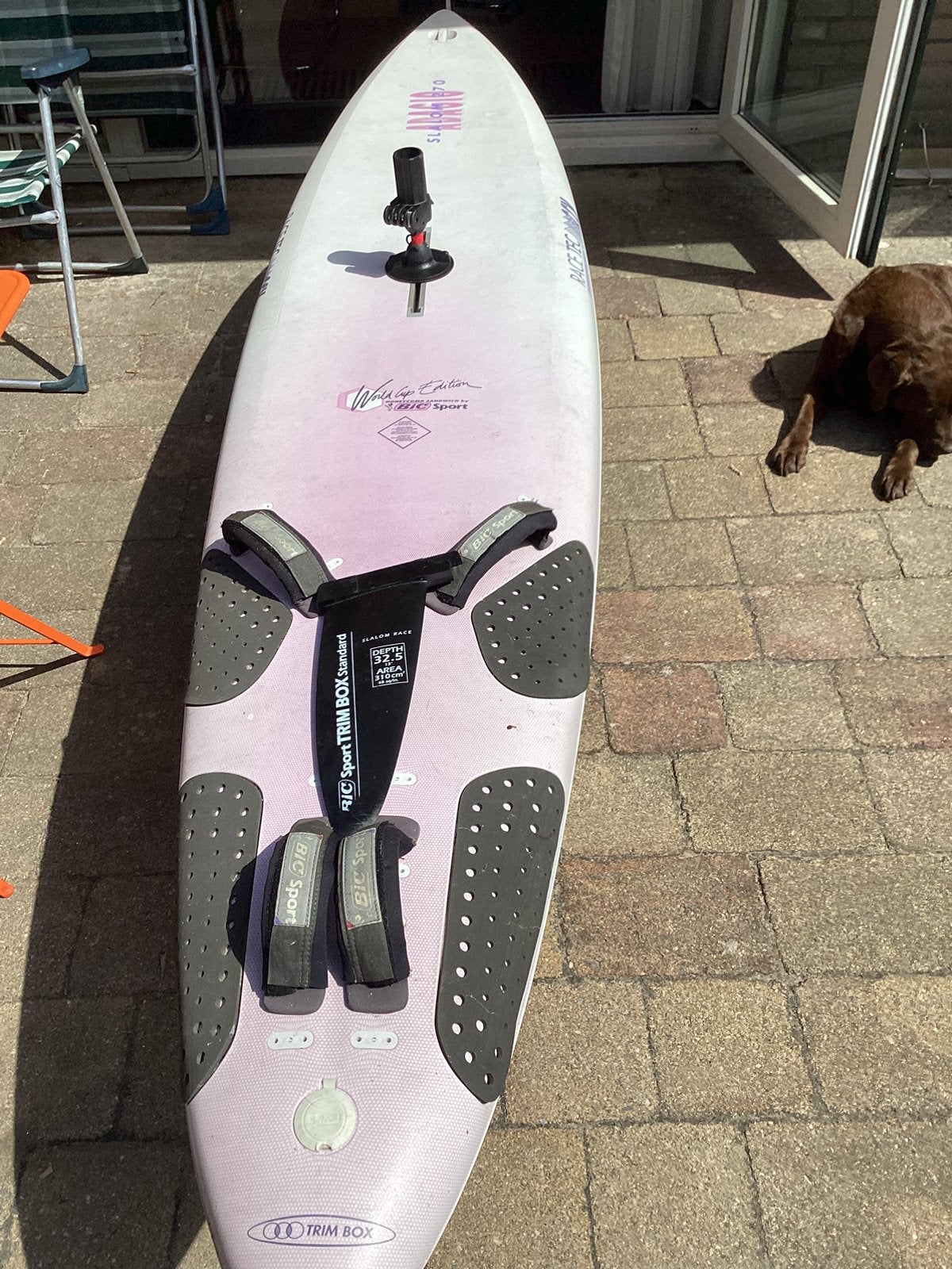 Bic Adagio 270 Slalom surfplank, Ophalen, 250 tot 300 cm, Gebruikt, Verstelbaar