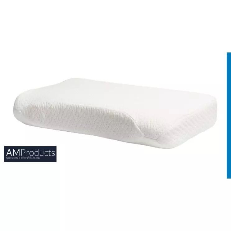 Hoofdkussen Fresco Mindfoam van AM Products, Huis en Inrichting, Schuim, Eenpersoons, Wit, Ophalen of Verzenden