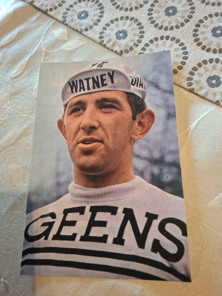 Foto (Repro) Frans Verbeeck / Watney-Geens, Verzenden, Zo goed als nieuw, Overige sporten, Poster, Plaatje of Sticker