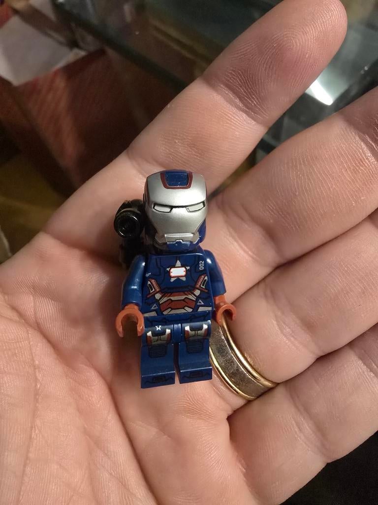 Lego Minifiguur Marvel Iron Patriot (sh084) - Zeldzaam!, Kinderen en Baby's, Speelgoed | Duplo en Lego, Ophalen of Verzenden, Zo goed als nieuw