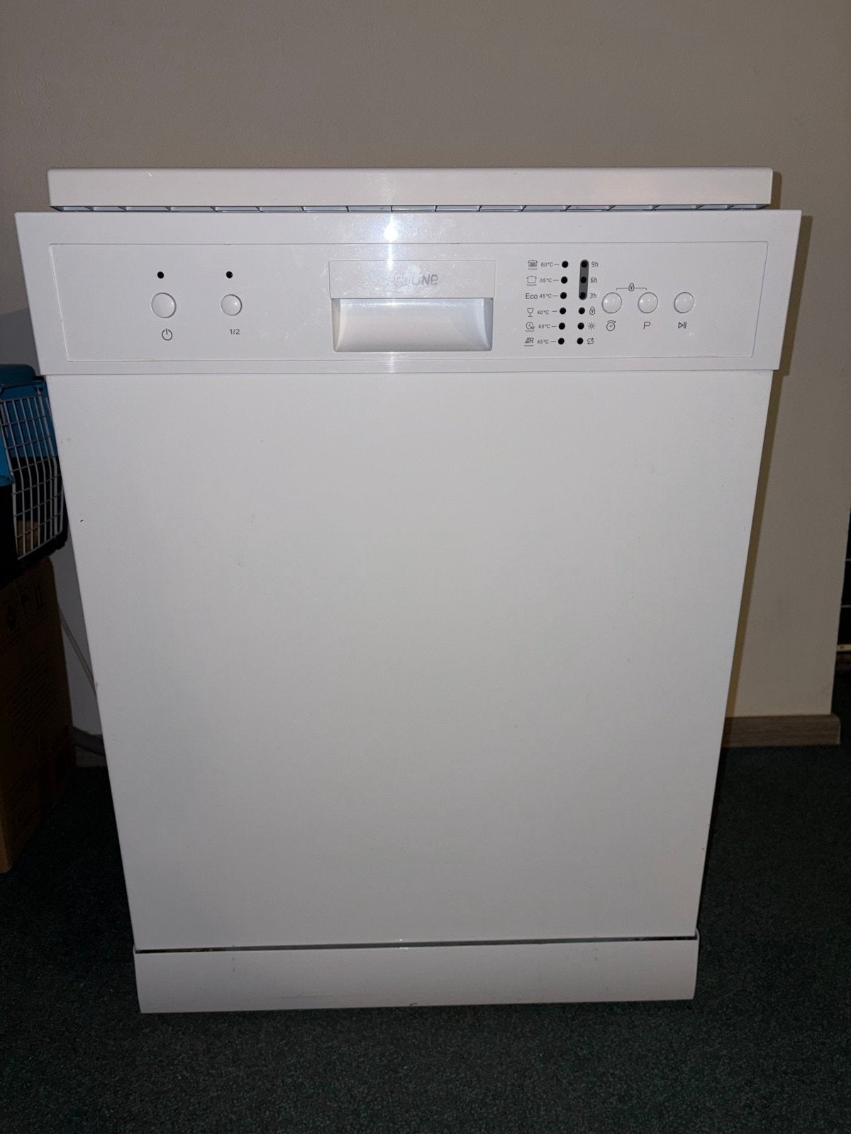 Proline DW 486 WHITE Vrijstaande Vaatwasser A++, Witgoed en Apparatuur, Vaatwasmachines, Ophalen, Gebruikt, 60 cm of meer, Eco programma