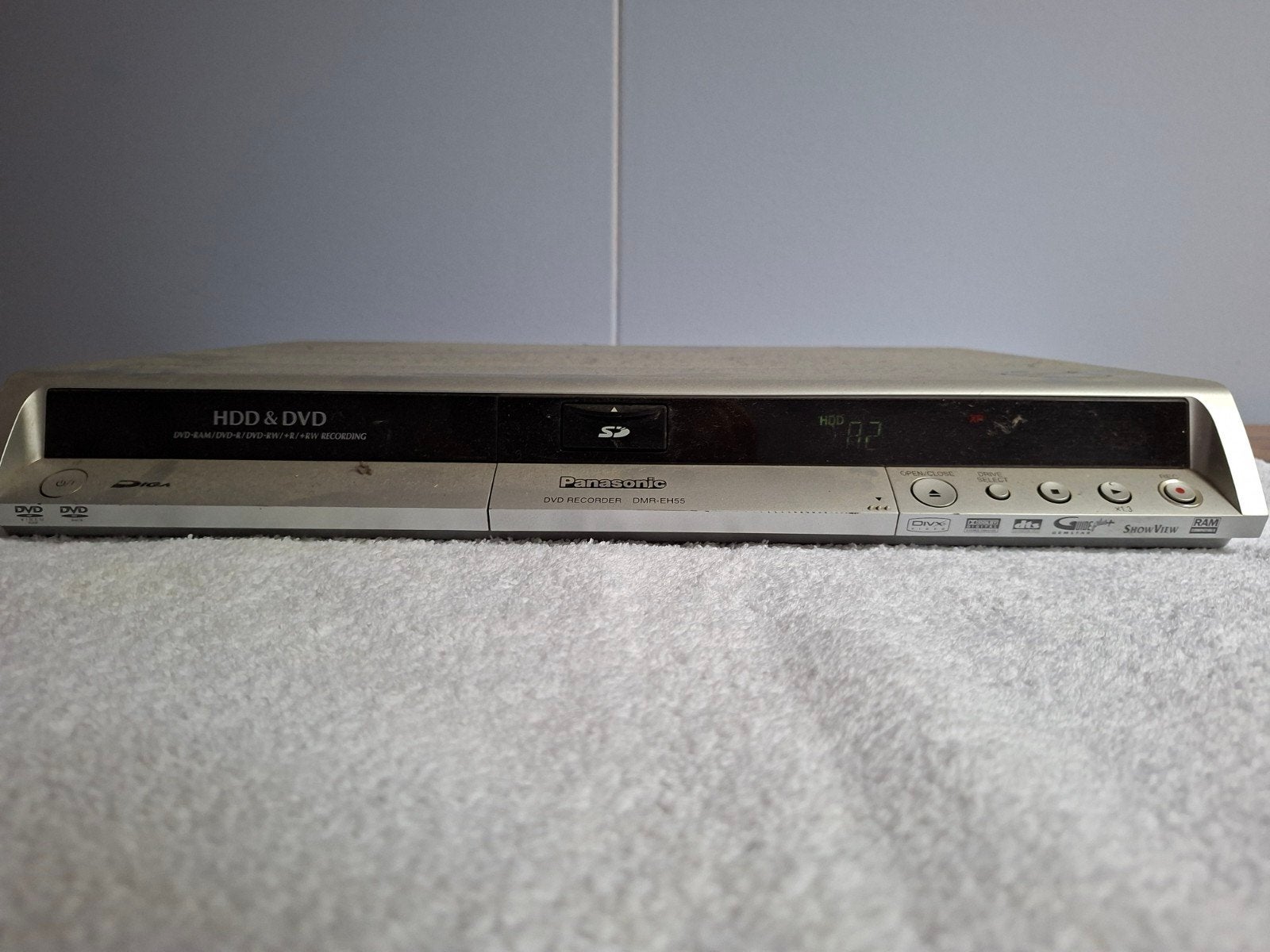 Panasonic DMR-EH55 HDD & DVD Recorder, Ophalen, Gebruikt, Panasonic, Met harddisk