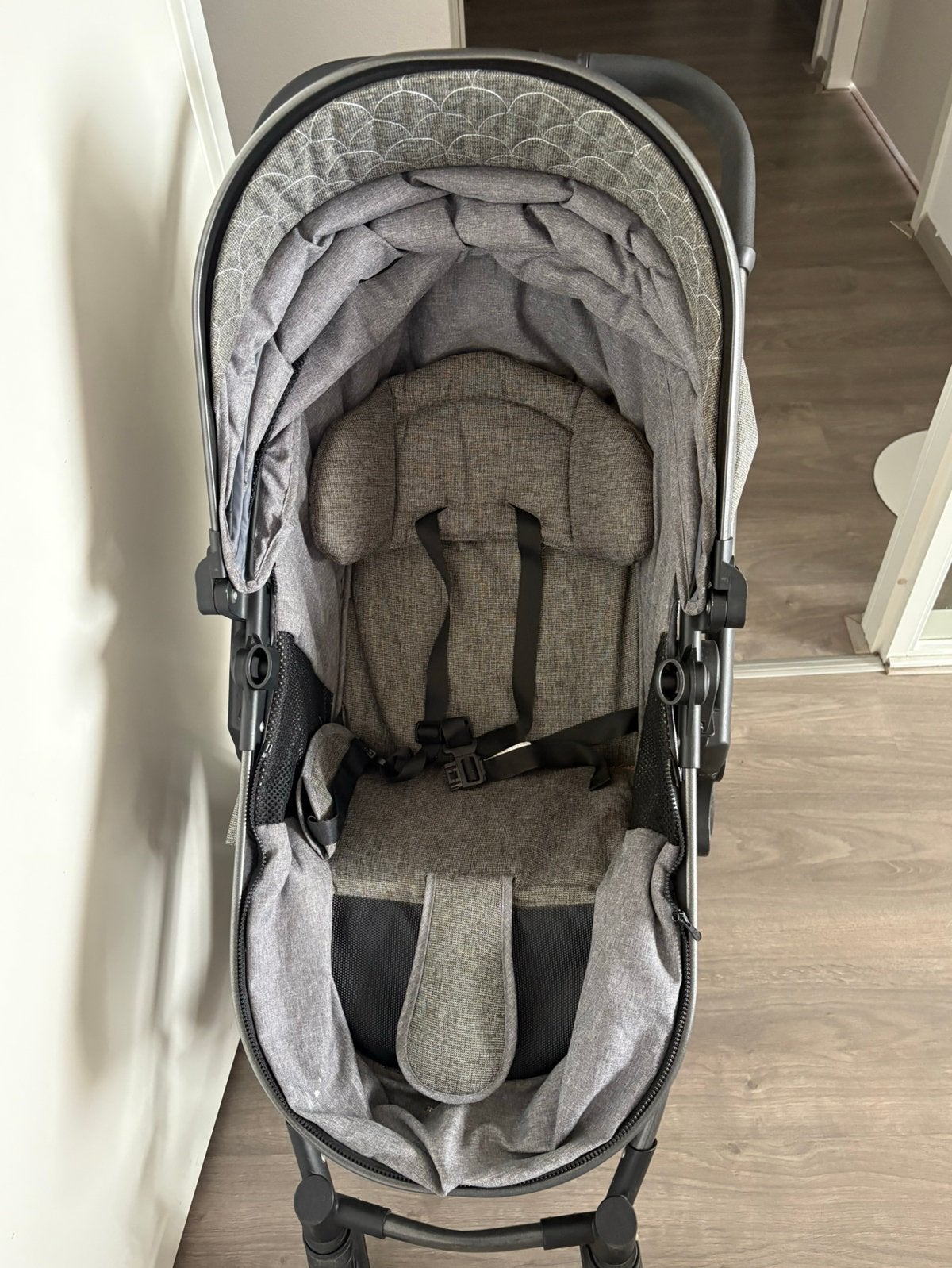 Foldable kinder buggy comes with maxicosi and adapters., Ophalen of Verzenden, Zo goed als nieuw, Maxi-Cosi