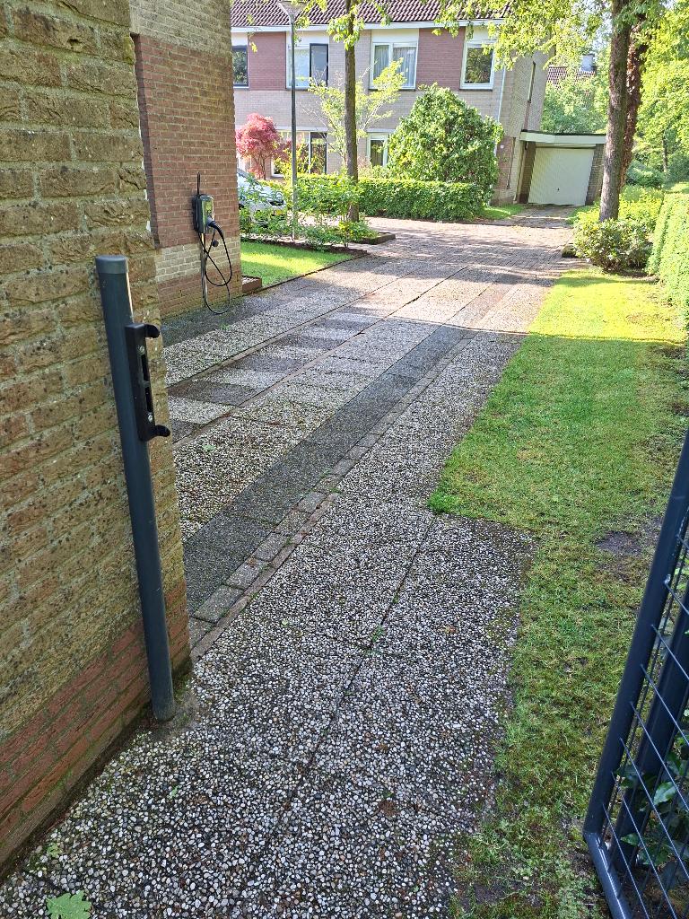 Grindtegels 110 stuks 60x30 voor +/- 50m2, Tuin en Terras, Tegels en Klinkers, Ophalen, Gebruikt, 10 m² of meer, Beton