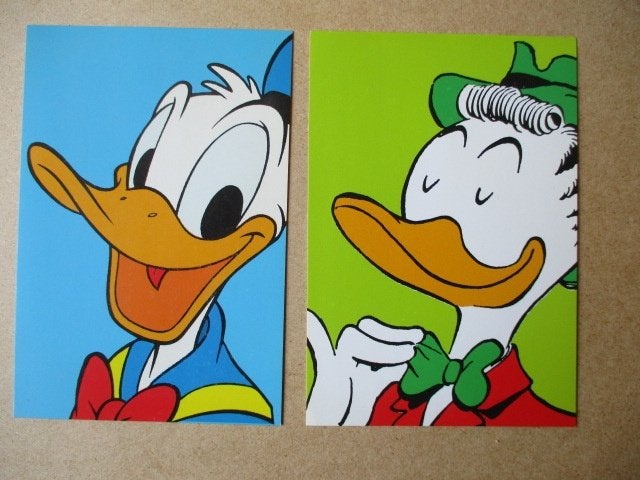 adv10177 donald duck ansichtkaart 5, Ophalen, Donald Duck, Gebruikt, Overige typen