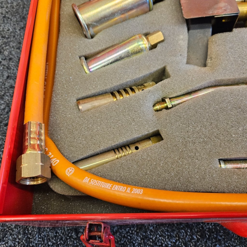 Idealgas FS560 Soldeer Gasbranderset Compleet in Koffer, Caravans en Kamperen, Kampeergereedschap, Intergas, Zo goed als nieuw
