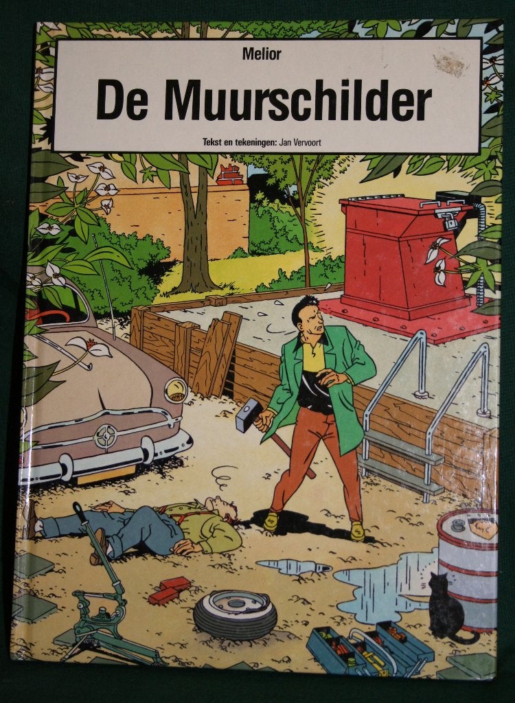 Titanic strip reeks [HC} Melior - De muurschilder (1987), Eén stripboek, Ophalen of Verzenden, Zo goed als nieuw, Jan Vervoort