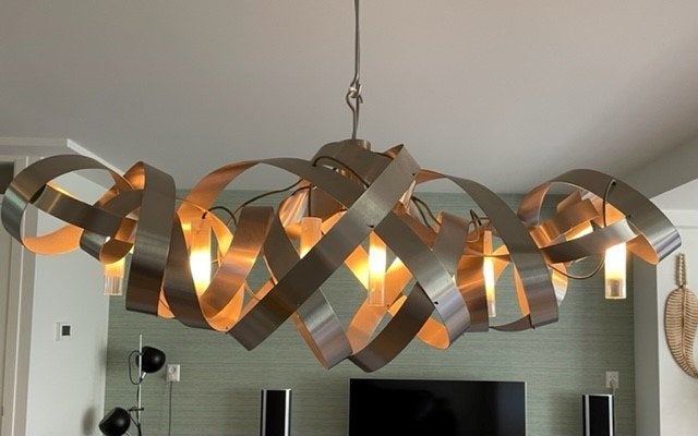 Jacco Maris Montone ca 110 cm geborsteld RVS, Ophalen, Zo goed als nieuw, Glas, Modern