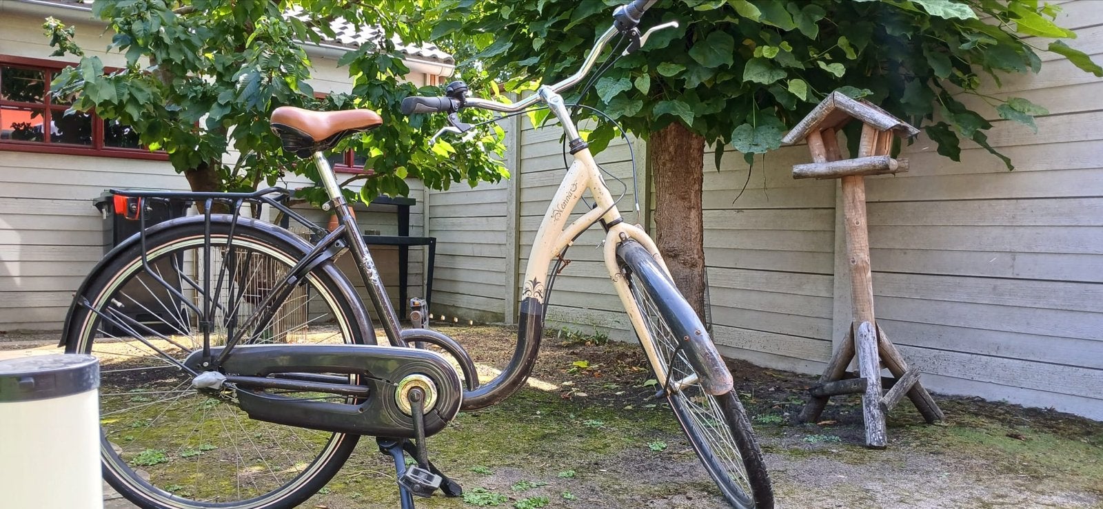 Nonna moederfiets met 3 versnellingen en dubbele standaard, Gebruikt, Dubbele standaard, 0 zitjes, Trommelrem