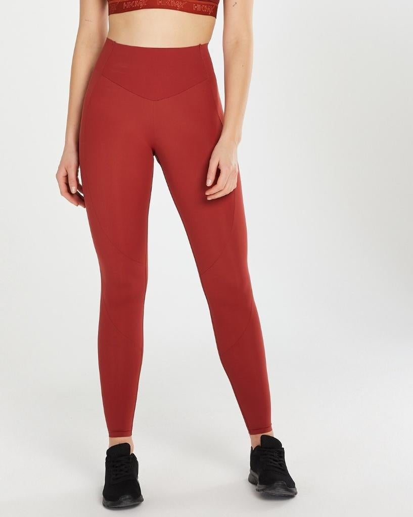 HKMX Make Me Zen, High Waisted Legging, Oranje, maat L, ZGAN, Verzenden, Maat 42/44 (L), Oranje, Hunkemöller