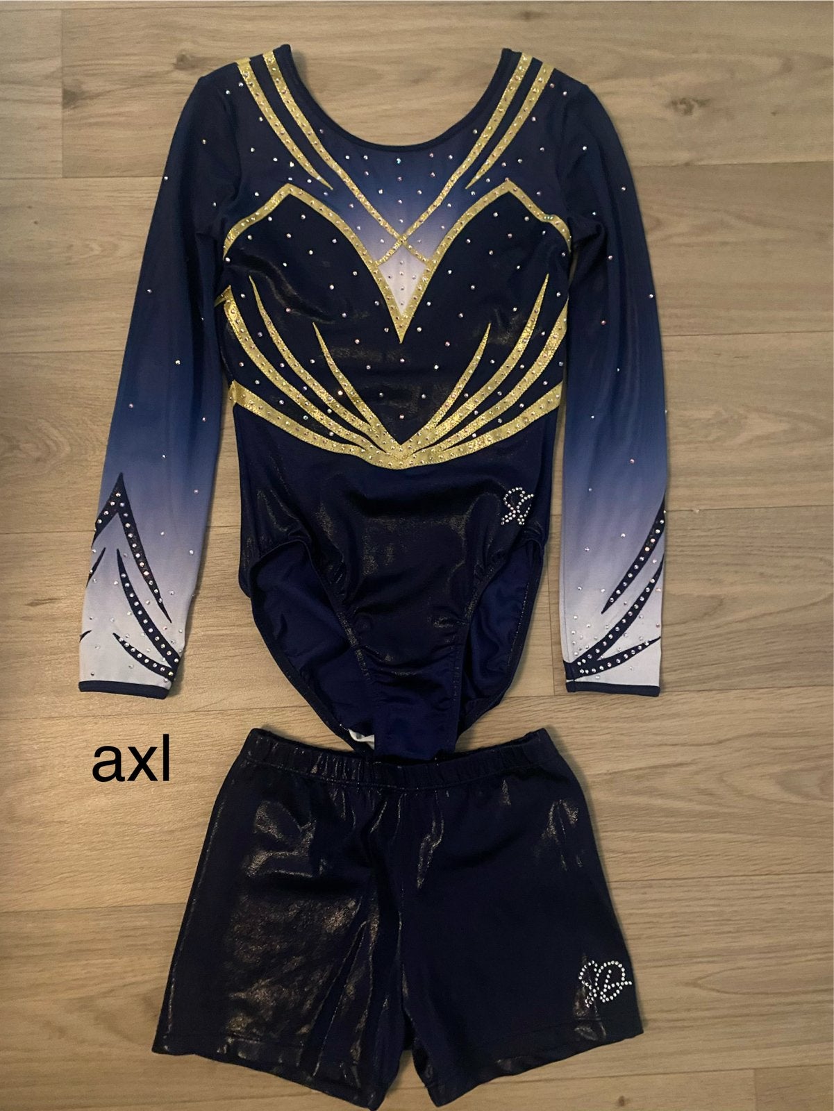 Sparkel & Dream turnpakje met broekje - Zo goed als nieuw, Ophalen of Verzenden, Zo goed als nieuw, Blauw, Overige typen