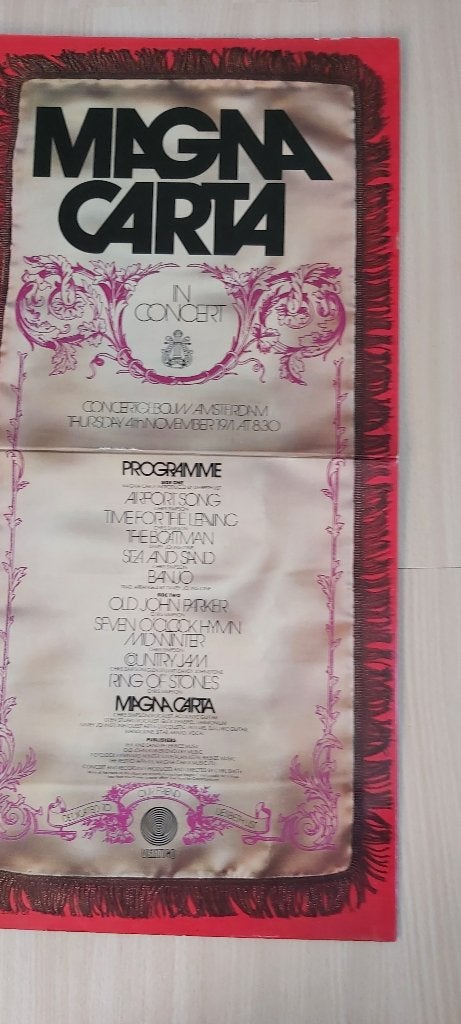 Magna Carta, In Concert LP (Vertigo Swirl label), Gatefold hoes, Ophalen of Verzenden, Zo goed als nieuw, 12 inch