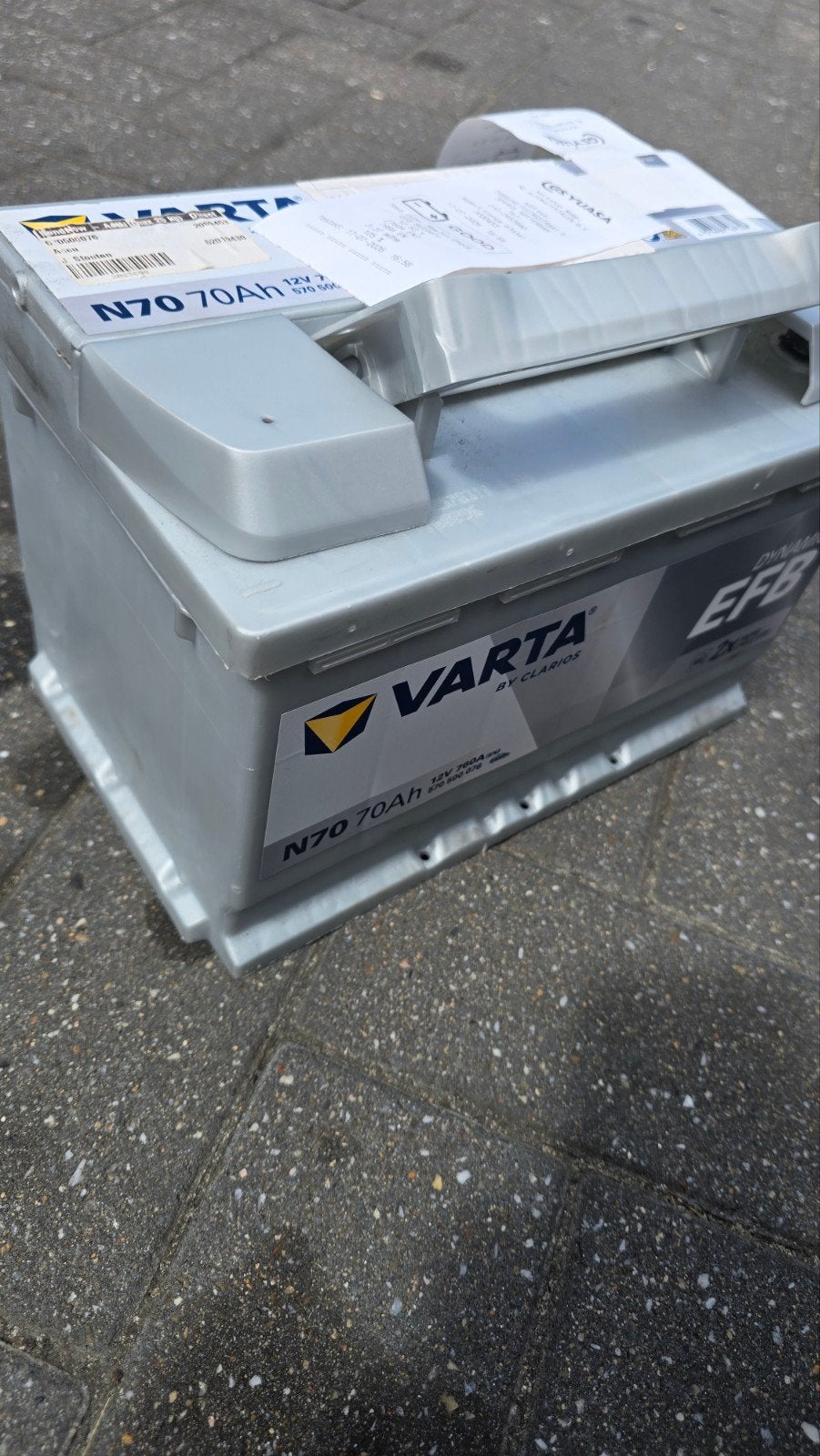 Varta Dynamic EFB 12V 70Ah Accu (Getest - Goede Staat), Ophalen of Verzenden, Nieuw