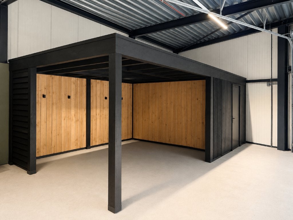 Overkapping/veranda – moderne tuinkamer - met lichtstraat, Ophalen, 200 tot 400 cm, Zo goed als nieuw, 500 cm of meer