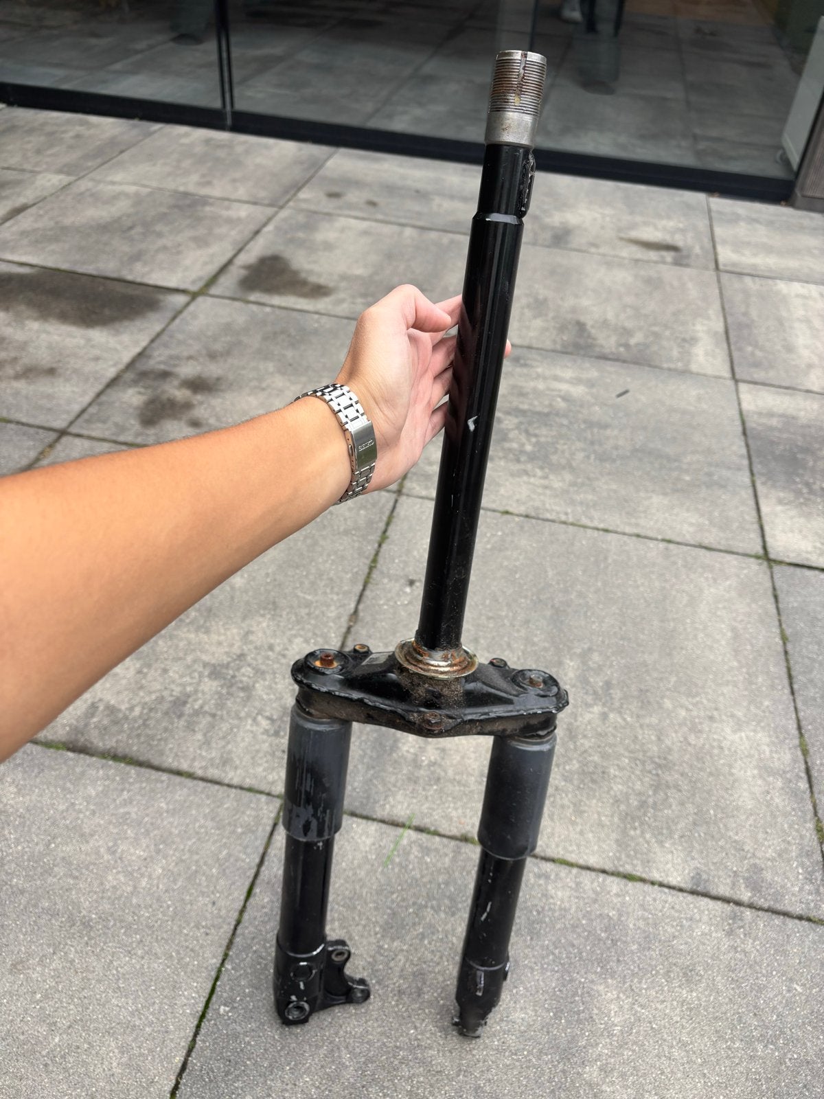 Zip voorvork - Gebruikt, Fietsen en Brommers, Fietsonderdelen, Elektrische fiets, Gebruikt, Staal, Ophalen of Verzenden