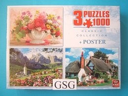 Classic collection 3x 1000 st nr. 5130, Ophalen, 500 t/m 1500 stukjes, Zo goed als nieuw