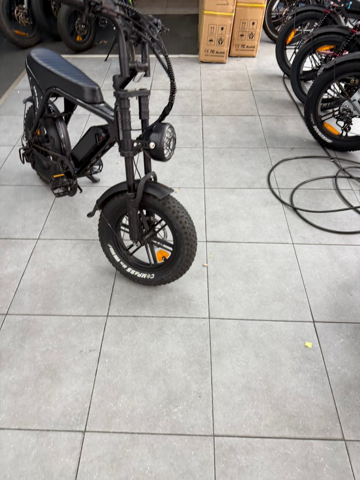 Ouxi C80 mini zwart fatbike oplader, Gebruikt, Ouxi, Leiden, Overige typen
