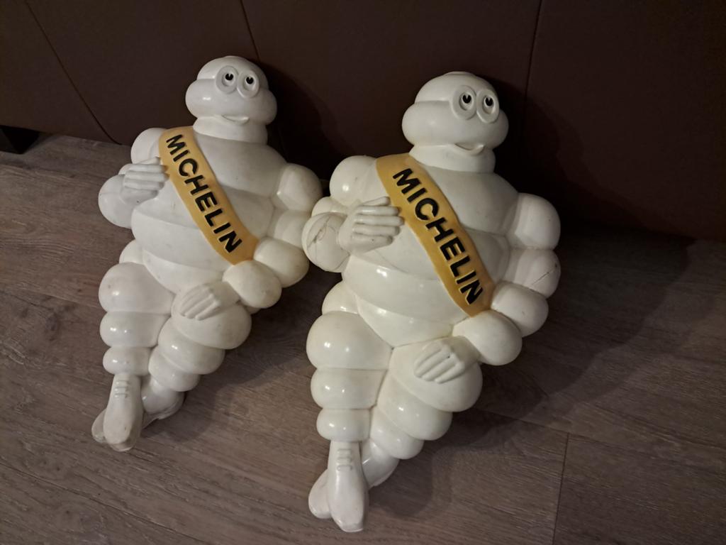Michelin pop, poppen set bibendum, made in France, Ophalen, Gebruikt