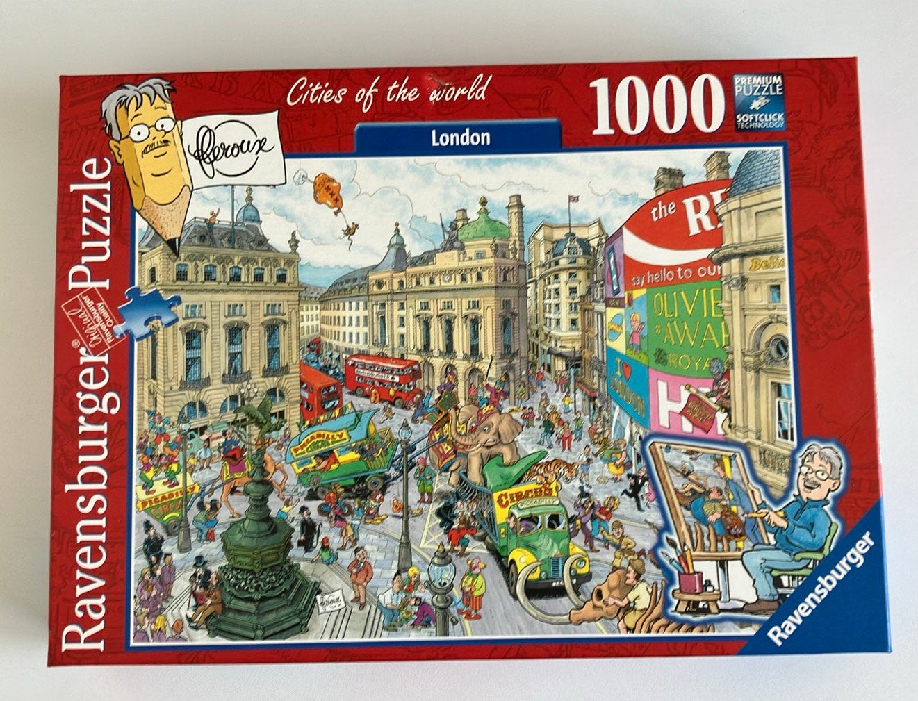 Ravensburg - Cities of the World - London - 1000, Ophalen of Verzenden, 500 t/m 1500 stukjes, Zo goed als nieuw, Legpuzzel