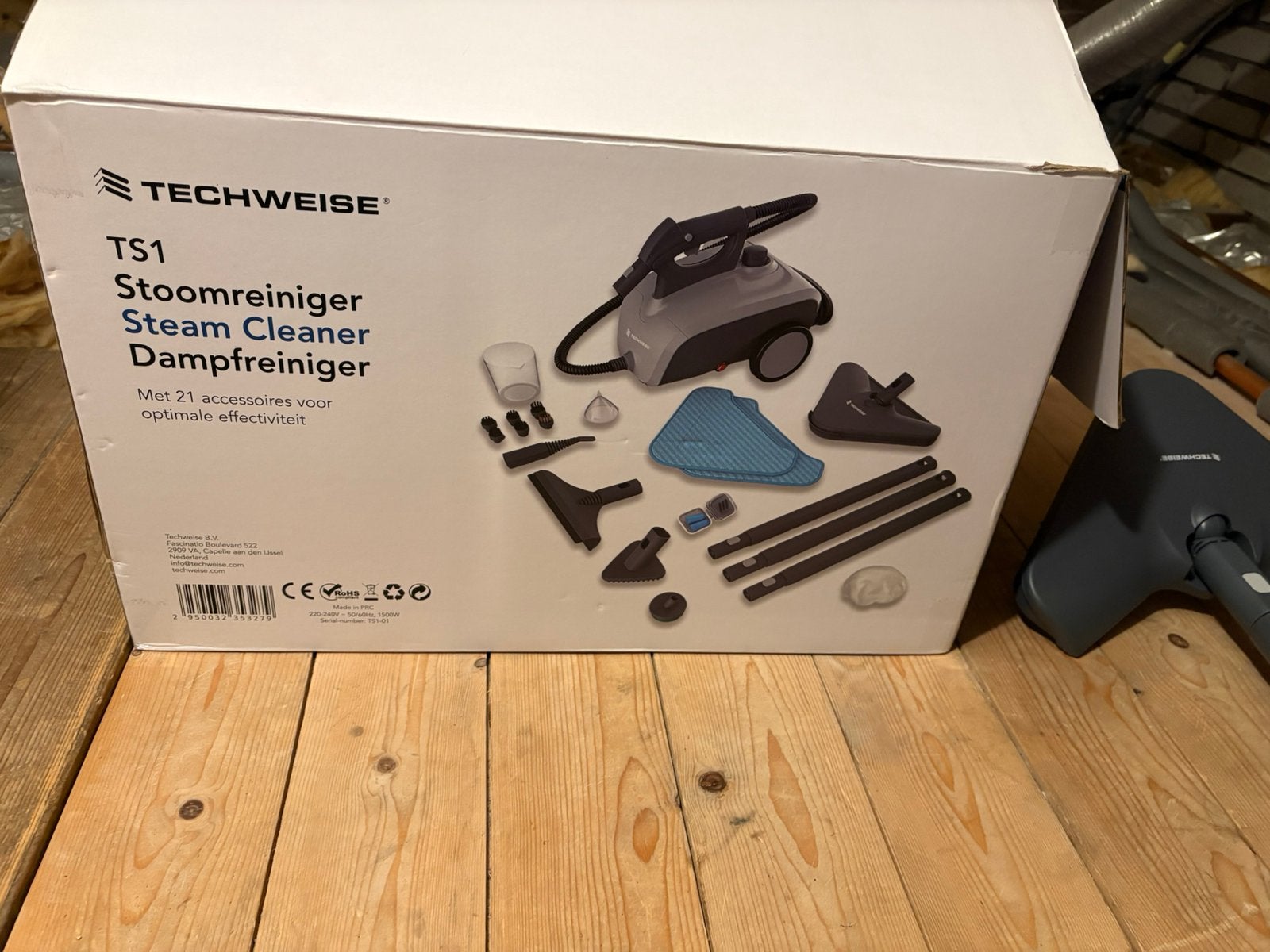 Techweise ts1 stoomreiniger - Nette Staat, Huis en Inrichting, Ophalen of Verzenden, Overige typen