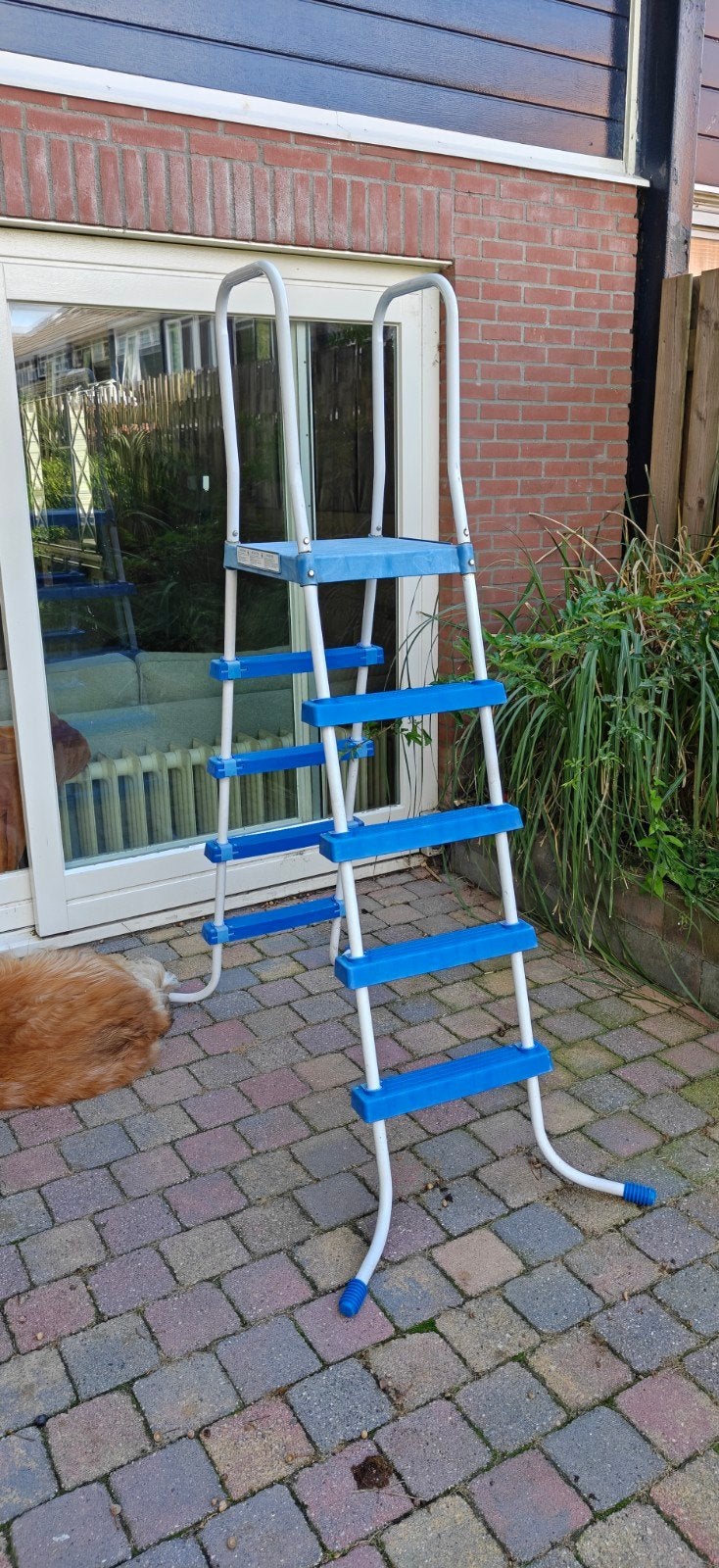Zwembadtrap voor opzetzwembad - Gebruikt, Ophalen, Gebruikt, Opzetzwembad, 80 tot 120 cm