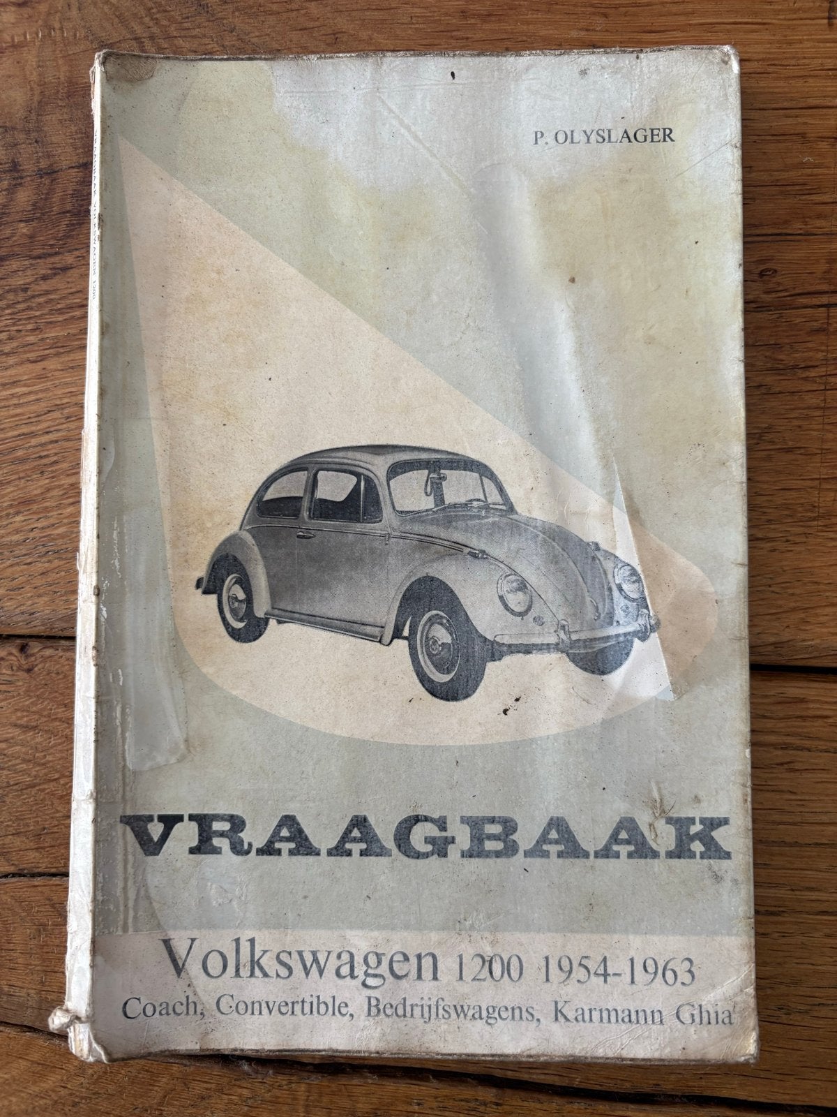 Vraagbaak Volkswagen 1200 1954-1963 - P. Olyslager, Ophalen of Verzenden, Gelezen, Volkswagen