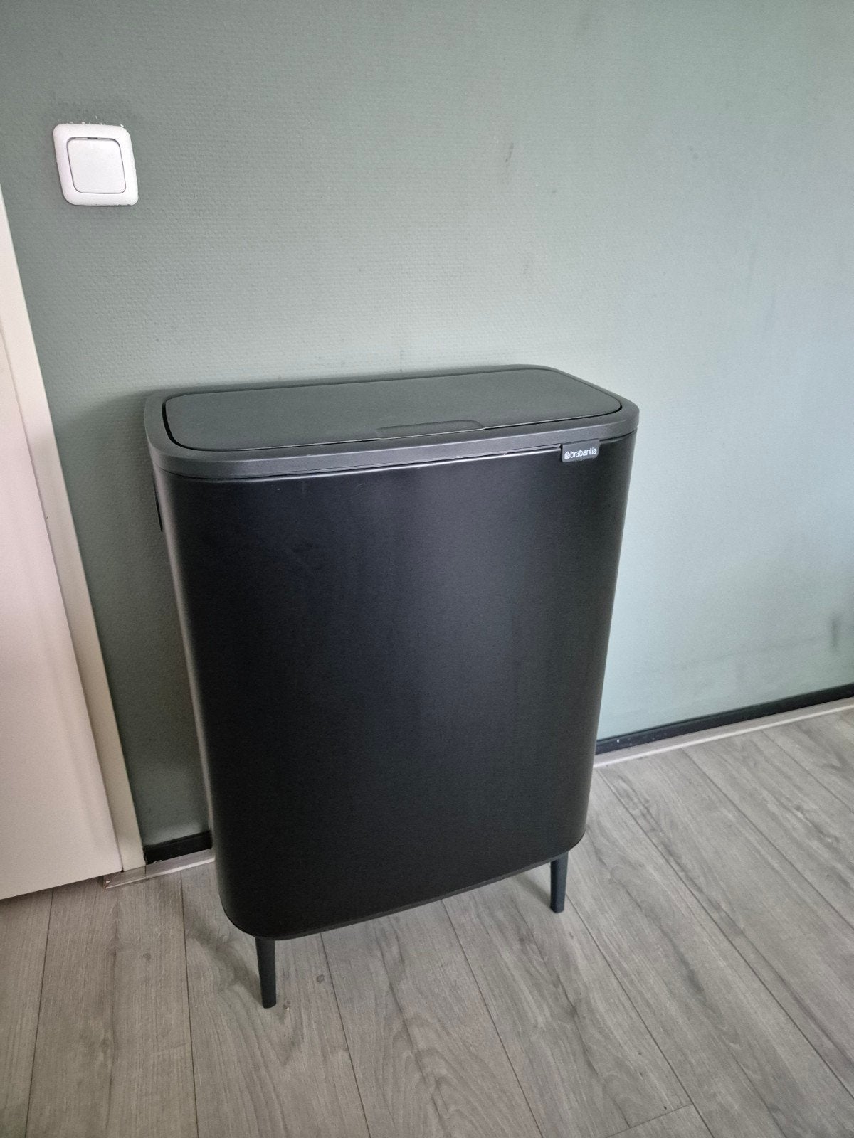 Brabantia Bo Touch Bin Hi 60L prullenbak, 40 liter of meer, Ophalen of Verzenden, Zo goed als nieuw, Rvs