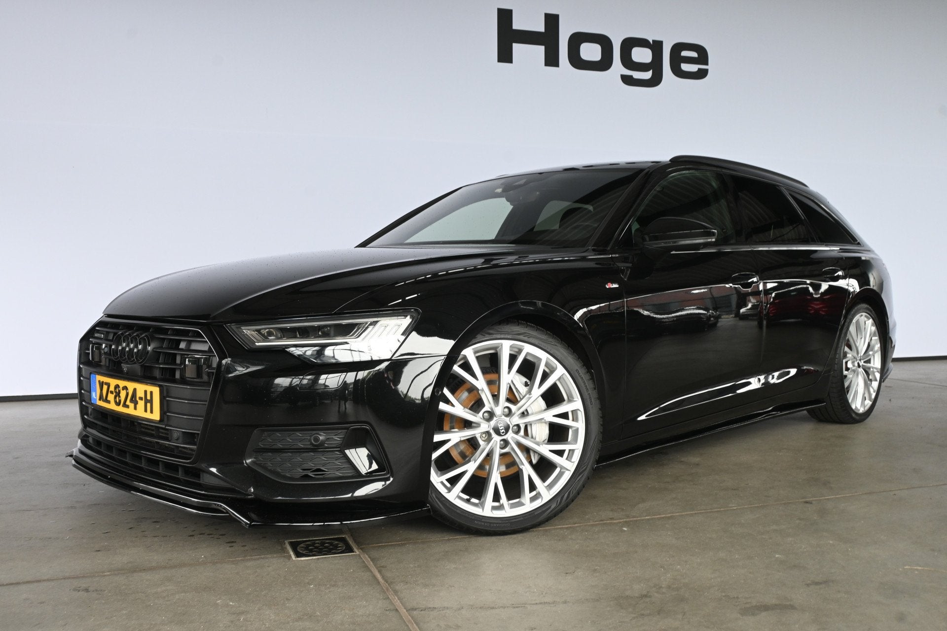 Audi A6 Avant 50 TDI quattro Design S-Line Maxton pakket Pan, Auto's, Audi, Adaptive Cruise Control, Gebruikt, Zwart, Geïmporteerd