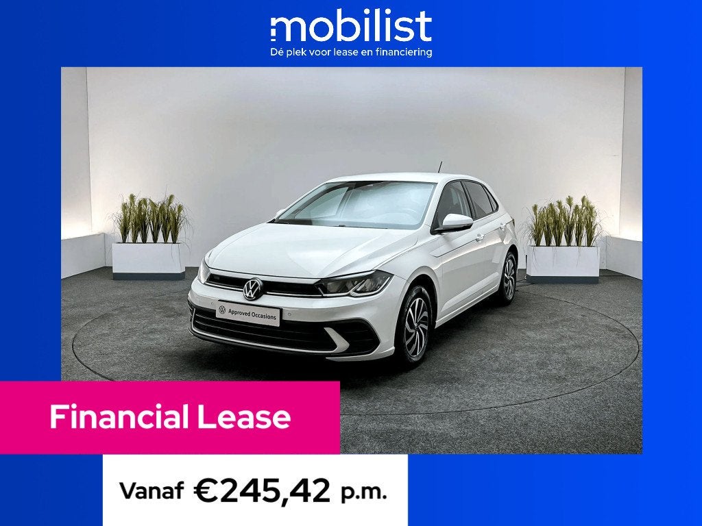 Volkswagen Polo 1.0 TSI 95pk Life (bj 2023), Gebruikt, Bedrijf, Handgeschakeld, 1000 kg