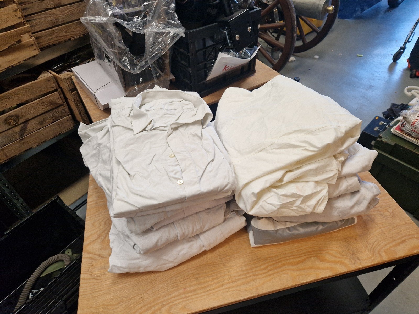 Partij Witte Defensie Kleding en Labjassen - Diverse Maten, Ophalen of Verzenden
