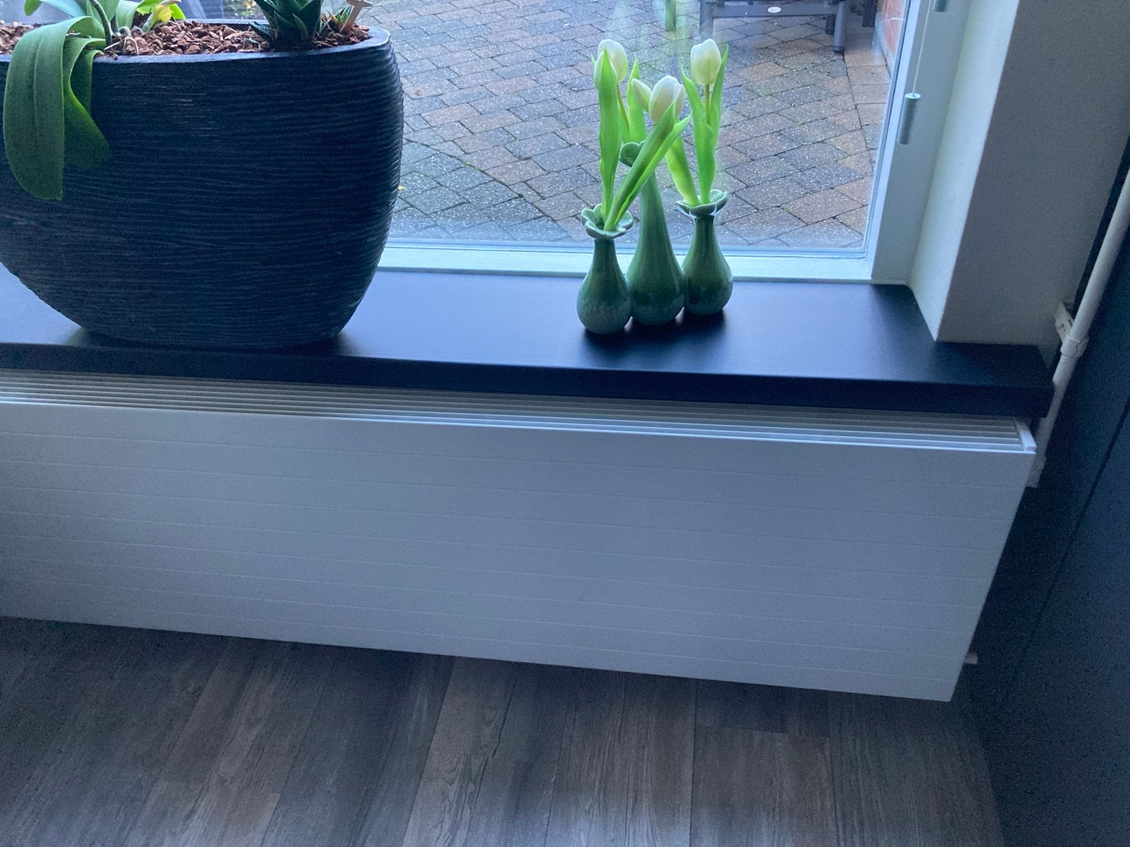 Sentimo radiatorbekleding wit 107x450x2400mmm, Ophalen, Zo goed als nieuw